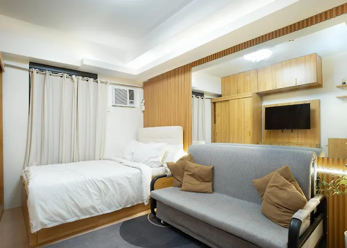 Fully Furnished :japandi Warm Retreat In Qc * Manila