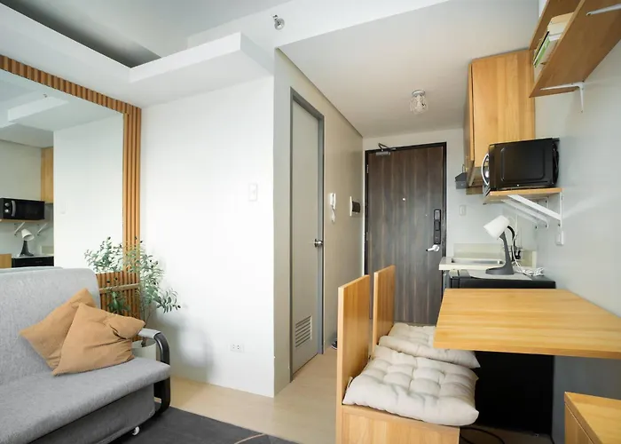 Fully Furnished :japandi Warm Retreat In Qc Manila